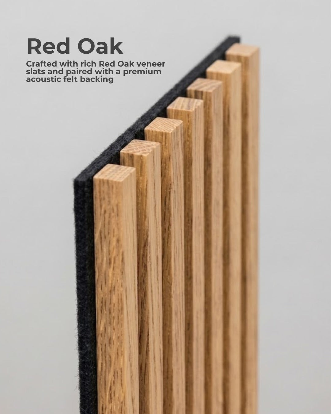Red Oak - High Quality Acoustic Wood Wall Panel