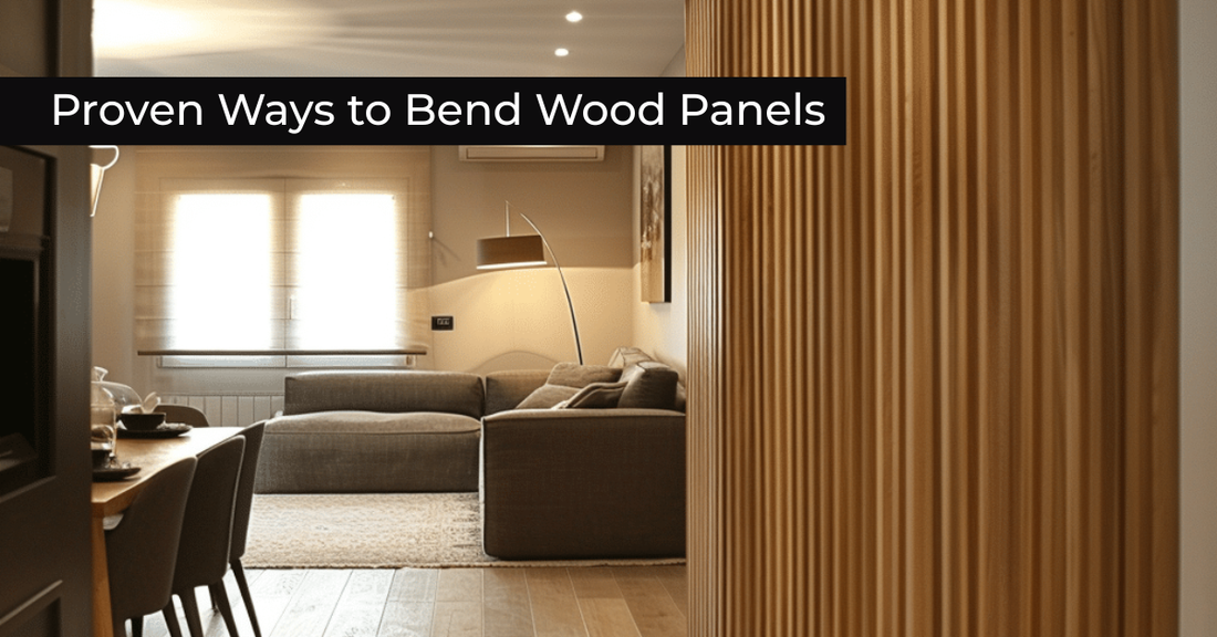 how to bend wood panels