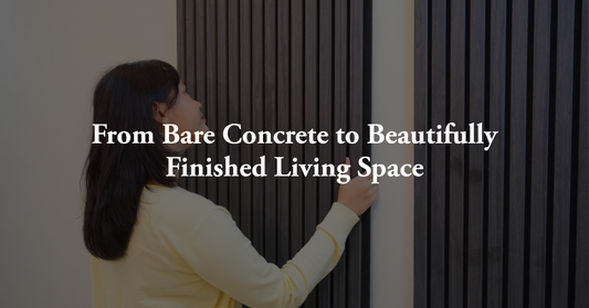 wood paneling on basement walls