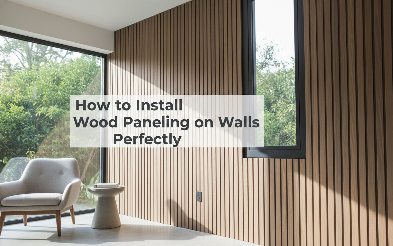 Beginner’s Tutorial: How to Install Wood Paneling on Walls Perfectly ...