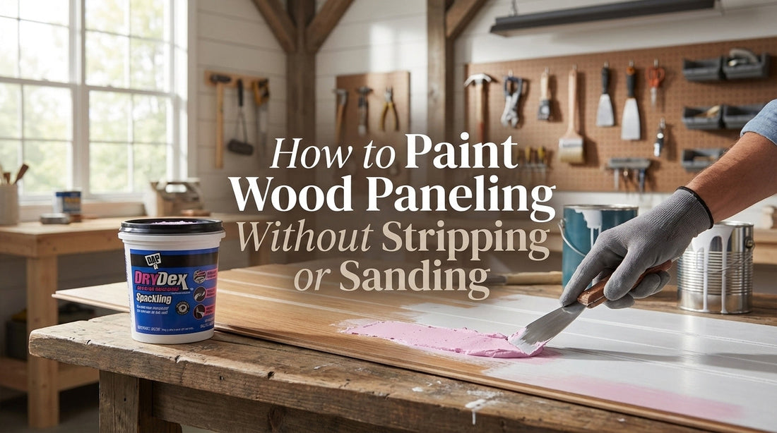 How to Paint Wood Paneling Without Stripping or Sanding