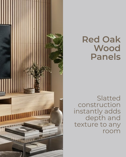 Red Oak - High Quality Acoustic Wood Wall Panel