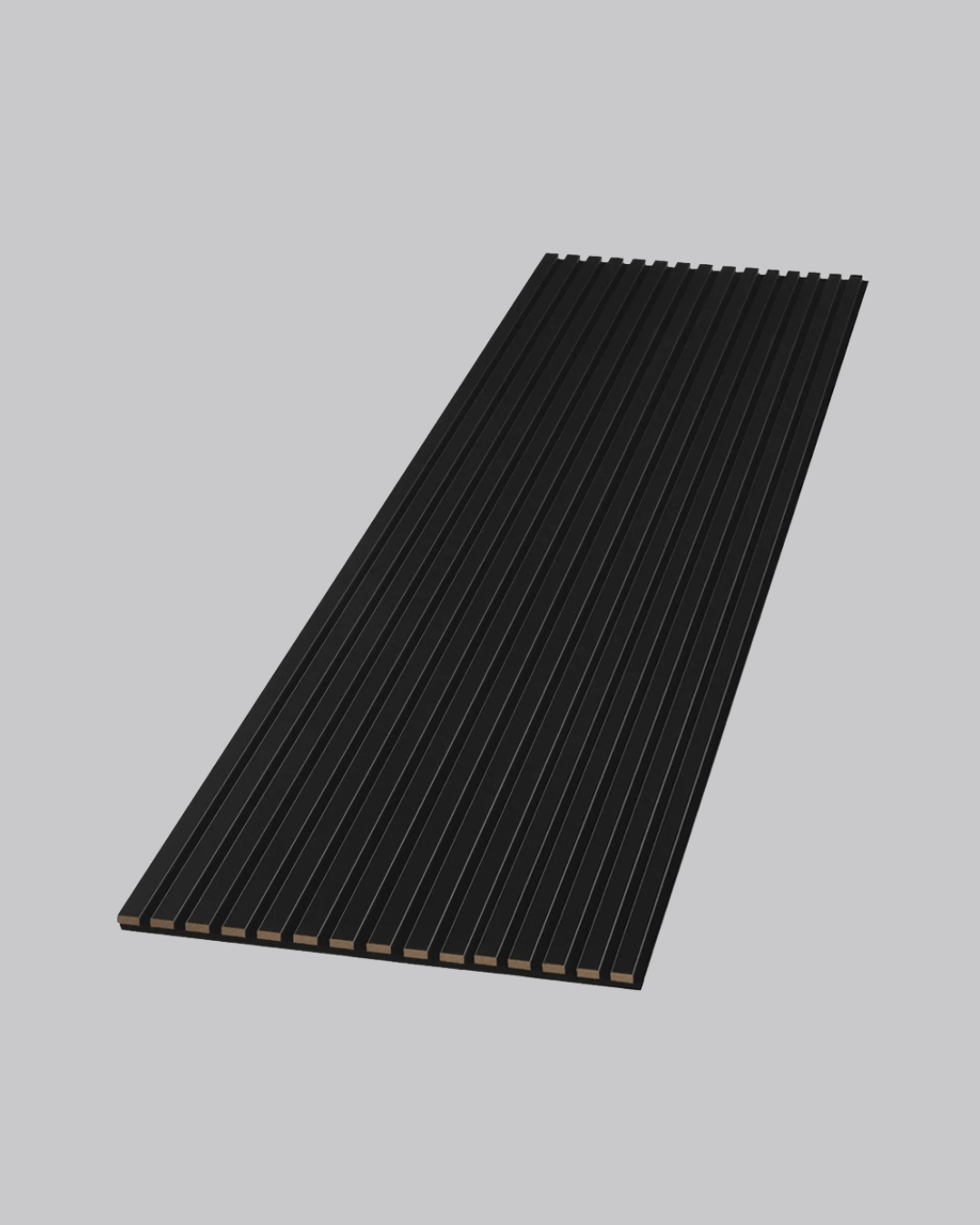 Black - High Quality Acoustic Wood Wall Panel