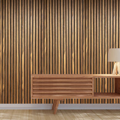 acoustic slat panel light smoke oak