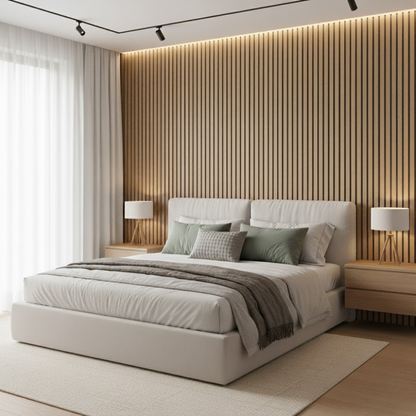 Oak Gray Felt - High Quality Acoustic Wood Wall Panel