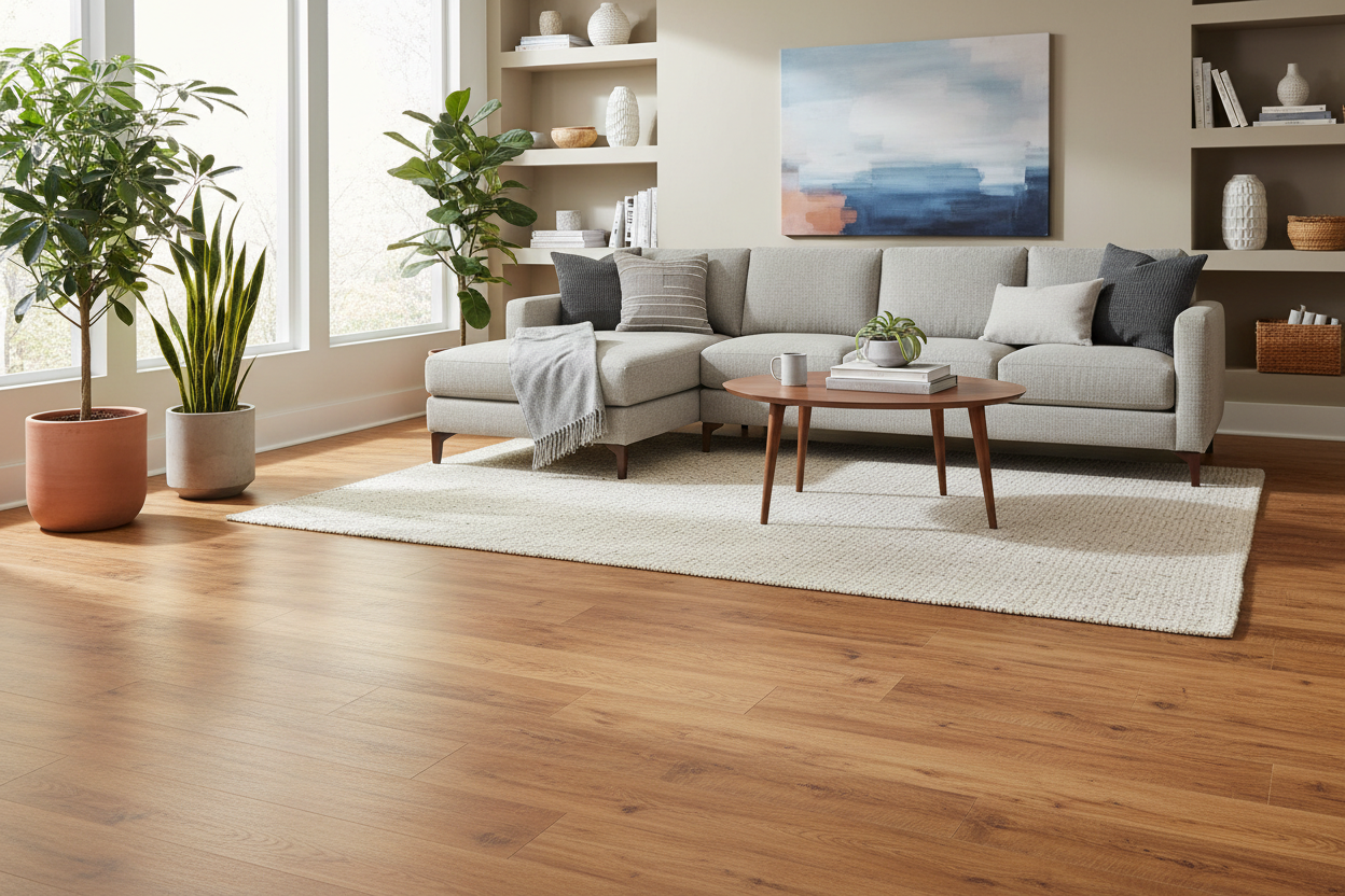 generate lifestyle image relevant to spc flooring products