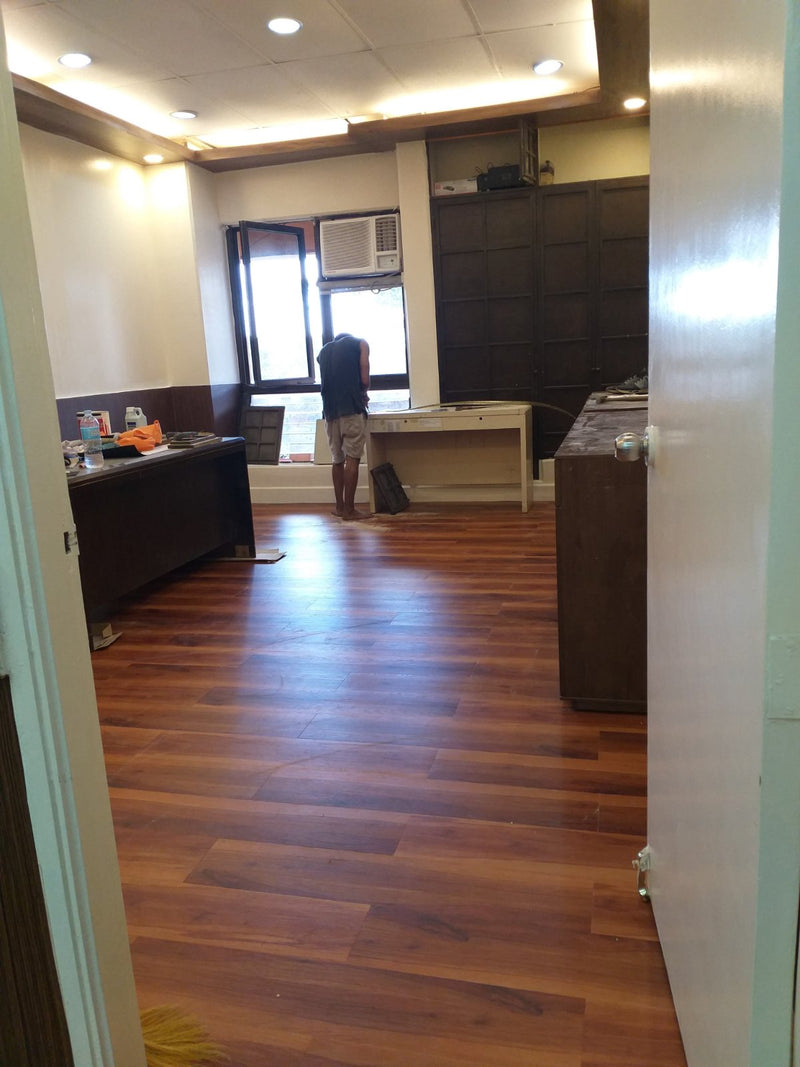 House of Representatives office fit-out with wood-inspired vinyl flooring Philippines