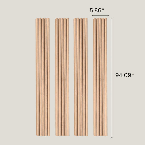 oak ridge wood slat panel