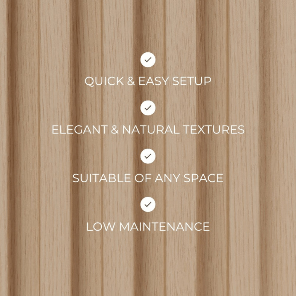 oak slat wood texture panel
