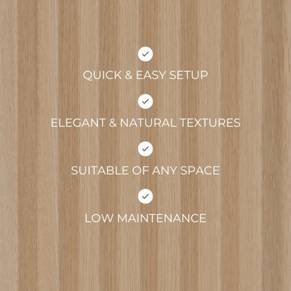 oak zigzag wood slat panel