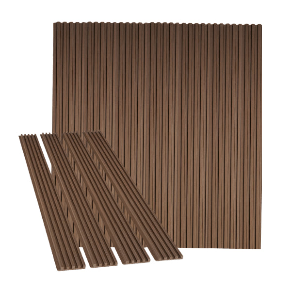 slat walnut tambour panel