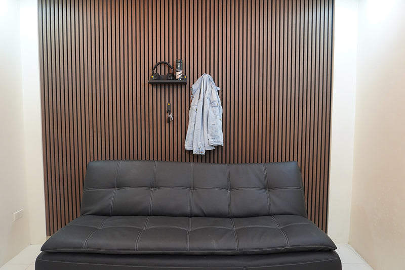 Wood Panel Philippines portfolio townhouse fit-out San Juan City acoustic panels 