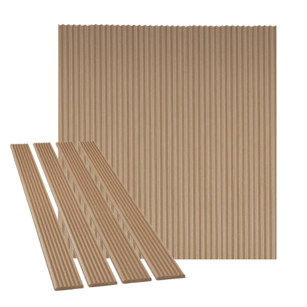 zigzag oak tambour wall panels