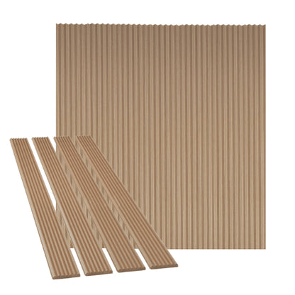zigzag oak tambour wall panels